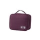 thumbnail image 1 of Jumpingount Bolsa de almacenamiento digital Bolsas organizadoras Bolsa de cosméticos de gran capacidad Estuche con cremallera Almacenamiento doméstico Envolturas para manijas de equipaje Púrpura Jumpingount AP016851-01, 1 of 6