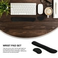 thumbnail image 2 of HEMOTON 1 Set of Comfortable Keyboard and Mouse Wrist Rest Mat Non-Slip Wrist Support, 2 of 8