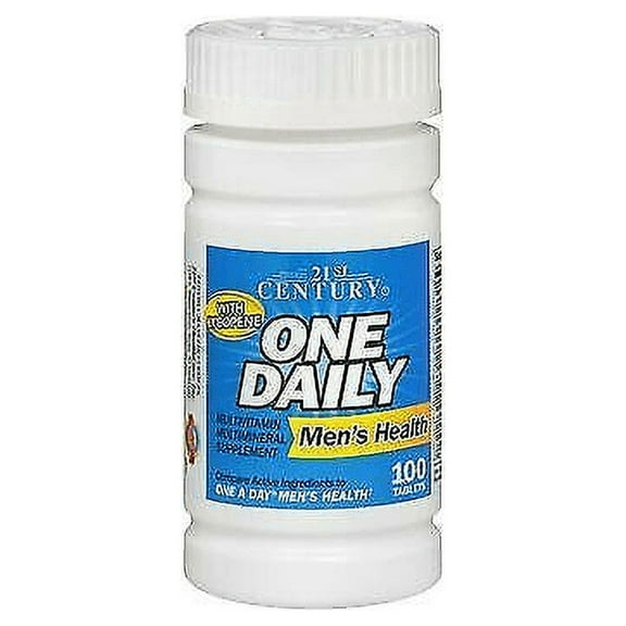 21st Century One Daily w/ Lycopene Men's Health Support 100 ct, 3-Pack