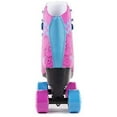 thumbnail image 5 of Skate Gear Retro Quad Roller Skates, Holiday Gift for Girls (Graphic Pink/Blue, Youth 1), 5 of 7