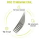 thumbnail image 4 of Cuchara de titanio liviana para acampar al aire libre camping picnic, 4 of 7