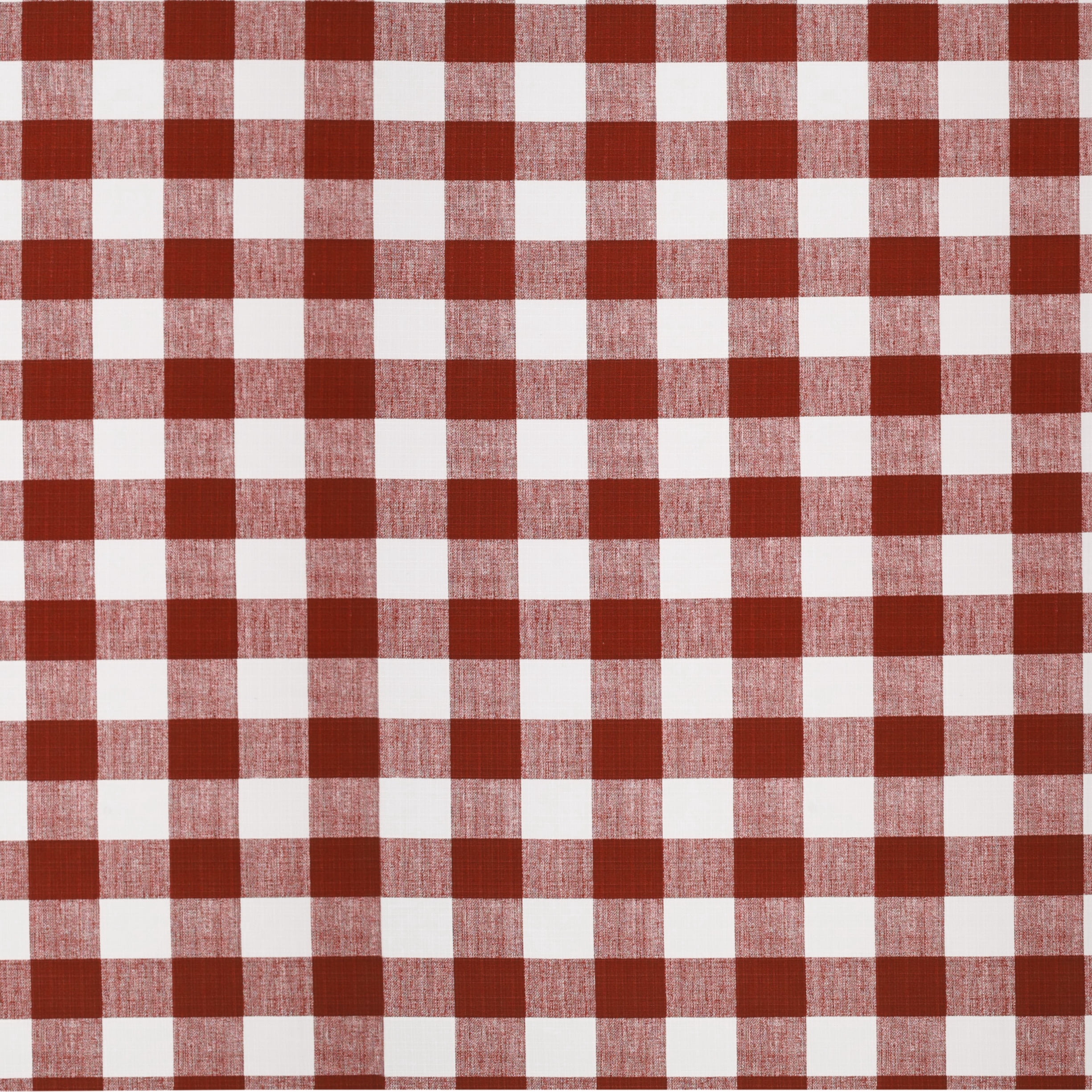 Sorra Home Indoor/Outdoor Red Buffalo Plaid Bench Cushion, Bristol