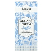 LilyAna Naturals Retinol Cream - Made in USA, Anti Aging Moisturizer for Face and Neck,Wrinkle, Retinol Complex - 1.7oz