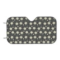 thumbnail image 7 of Balery Daisies Flowers Print Car Windshield Sun Shade,Windshield Sunshade for Car Pickup Truck SUV Accessories-Medium, 7 of 7