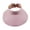 Pink, variant on Women's Summer Foldable Straw Sun Visor w/Cute Bowtie Hat
