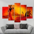 thumbnail image 5 of African Woman Poster, Black Woman Canvas, Abstract Canvas, Sunset Canvas Art, African Landscape Artwork, African Canvas, Canvas Wall Decor - White Framed, 5 of 9