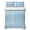 Grayish Blue, variant on Twin Quilt Set 68''x86'', Beige Brown Ombre Lightweight Summer Bedspread Coverlet Set with 2 Pillow Shams, Modern Abstract Art Gradient Breathable All Season Quilt Bedding for Dorm/Bedroom
