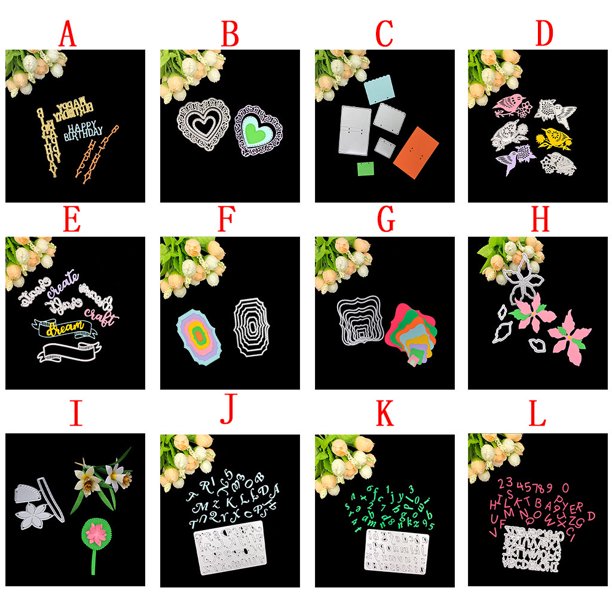 Ganfancp Metal Die Troqueles de Corte Stencil para Diy Scrapbooking Álbum de Papel Tarjeta de Decoración Liquidación Ventas Hoy Ofertas Prime 1 Troquel de Estampado Diy