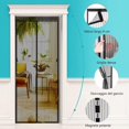 thumbnail image 3 of Mosquitera Magnética Negra para Puerta, Cortina de Malla, Puerta con Cierre Totalmente Automático para Balcón, Fácil Instalación, 120x210 CM, 3 of 4