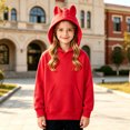 thumbnail image 2 of WhouRiu Boys Girls Solid Color Hoodie Kids Unisex Long Sleeve Hooded Pullover With Pockets Autumn Winter Cozy Soft Sweatshirts,9-10 Years, 2 of 4