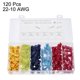 thumbnail image 5 of 120uds Cable Conectores Cable Terminales Kit Enchufes Multicolor 22-10 AWG Unique Bargains terminales del cable de alimentación del amplificador del vehículo, 5 of 7