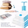 thumbnail image 3 of Pompe Manuelle Sac de Compression sous Vide, Élastique PA PE 8 Pcs Sac de Compression sous Vide Haute Pression pour Voyage, 3 of 7