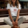 thumbnail image 6 of Hearthz 250 Years Of Freedom Shirt Short Sleeve 1776-2026 We The People Womens Patriotic Shirts American Flag Women's 250th Anniversary Print Shirt, 6 of 7