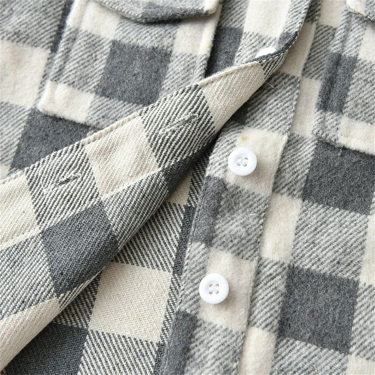 Striped shirt with plaid cheap jacket