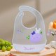 thumbnail image 2 of Silicone Baby Bibs Waterproof Oil Resistance Soft Skin Friendly Adjustable Feeding Bib for Drawing Blueberry, 2 of 4