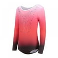 thumbnail image 3 of Girls Ballet Leotard Dancewear, Long Sleeve Gym Suit Onesies Training Suit for Dance, Gymnastic, 3 of 8