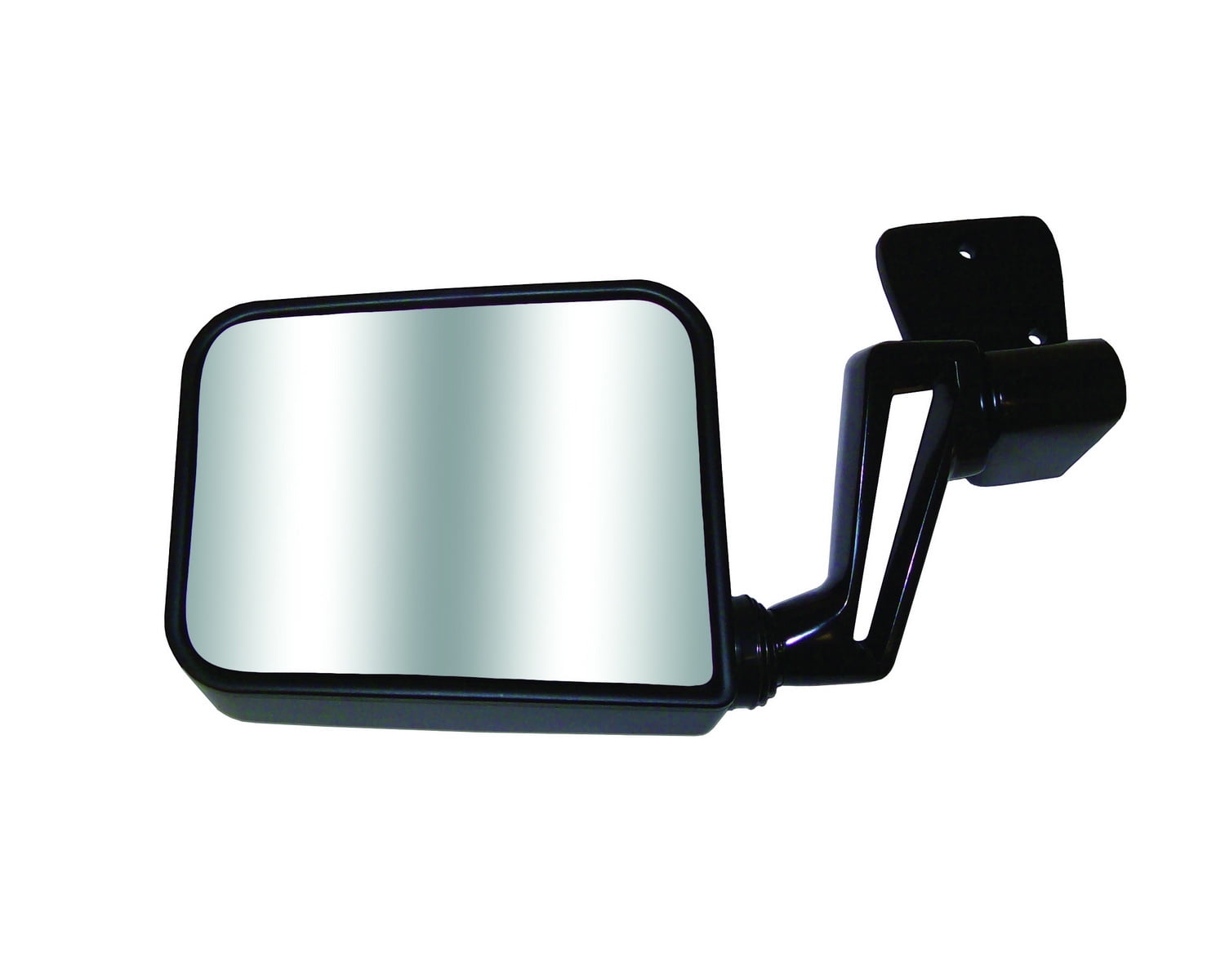 Original Style Replacement Mirror Jeep Driver Side Manual Foldaway Non-Heated Black