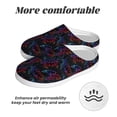 thumbnail image 6 of Fotbe Sea Turtle Pattern Women's Fuzzy Curly Fur Memory Foam Loafer Slippers Indoor Outdoor Slippers Winter Home Shoes-46/47, 6 of 7