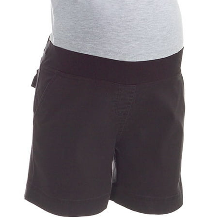 Maternity Demi-Panel Twill Short