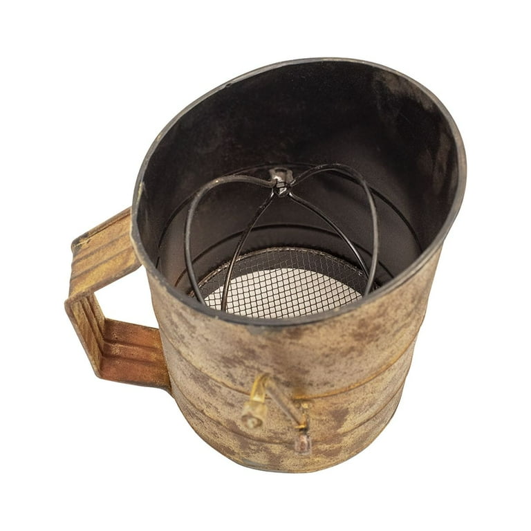 Rustic Metal Vintage Flour Sifter Table Centerpiece Farmhouse Kitchen Tool Decor Rustic Metal Vintage Flour Sifter Table Centerpiece Farmhouse Kitchen Tool Decor