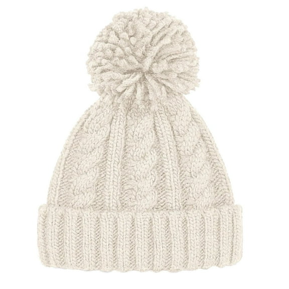 Beechfield® Unsiex Adults Cable Knit Melange Beanie