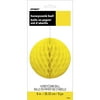 Tissue Paper Honeycomb Ball, 8 in, Neon Yellow, 1ct