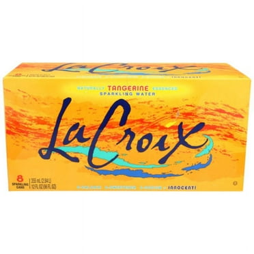 2X - La Croix Tangerine Sparkling Water 8 Pack 8 x 12 fl oz
