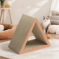 thumbnail image 5 of Triangular Cat Scratcher Cardboard Cat Scratching Pad No Mess Corrugated Cat Scratcher for Indoor Cats Multi Angle Durable Pet Toy One Pack, 5 of 5