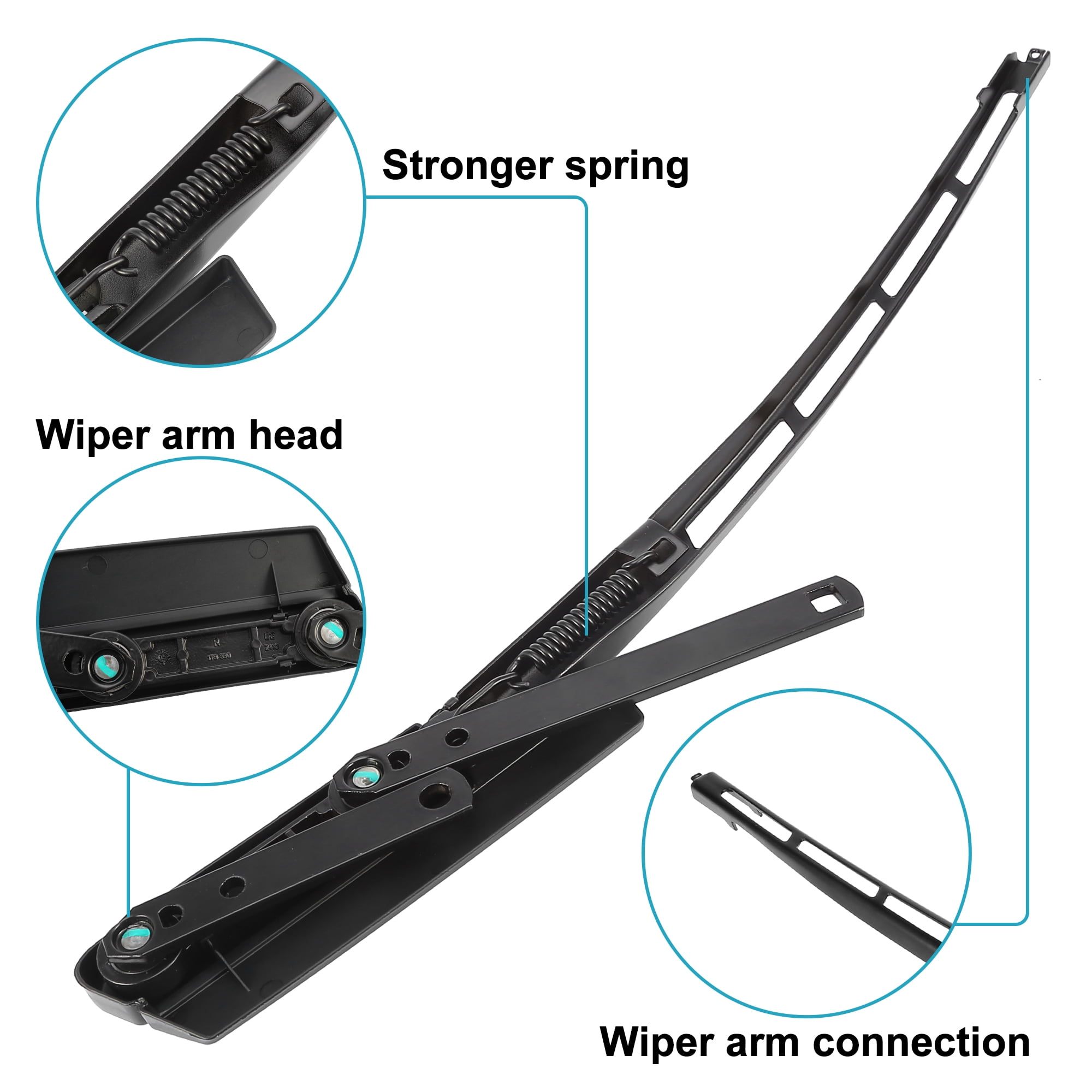 Front Right Passenger Side Windshield Wiper Arm for Audi Q7 2007-2016
