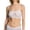 White, variant on Women's Only Hearts 45717 So Fine Lace Crop Cami Bralette (Black M)