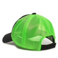 thumbnail image 6 of Outdoor Cap FWT-130 Heavy Garment Washed, Mesh Back-Black/Neon Green-Adult, 6 of 8
