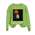 thumbnail image 6 of VKOYWKM Spooky Halloween Sweatshirt for Women Ghost Pumpkin Graphic Oversized Sweatshirt Crew Neck Long Sleeve Casual Fall Sweatshirt Holiday Party Pullover, 6 of 6