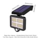 thumbnail image 3 of Bewildely Luz Solar de plástico 120 LED resistente al agua 360 grados de carga rápida Control remoto lámpara con Sensor de movimiento herramienta de Iluminación y accesorios Bewildely HA059414-00B, 3 of 6