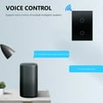 thumbnail image 3 of Smart WiFi Wall Switch, 2-Gang Touch Switch, 2.4GHz WiFi, US Wall Fit, App Remote Control, Timing Function, Fireproof, Independent Control, LED Indicator, 3 of 6