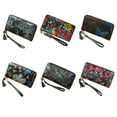 thumbnail image 4 of Sonducket Cartera de cuero para mujer, monedero para llaves, tienda escolar, moda Vintage, monedero, organizador de tarjetas de crédito, bolsillo con Carteras Tipo 1 Sonducket AP012762-01, 4 of 6