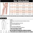 thumbnail image 3 of Durtebeua 2024 Women Linen Pants Wide Leg High Waist Lounge Summer Casual Trousers Travel Vacation Z01-Dark Gray,3XL, 3 of 7