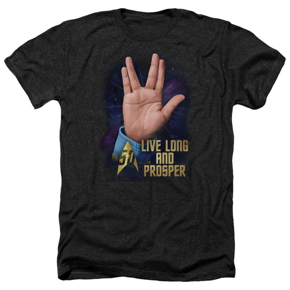 Star Trek - Llap 50 - Heather Short Sleeve Shirt - Large