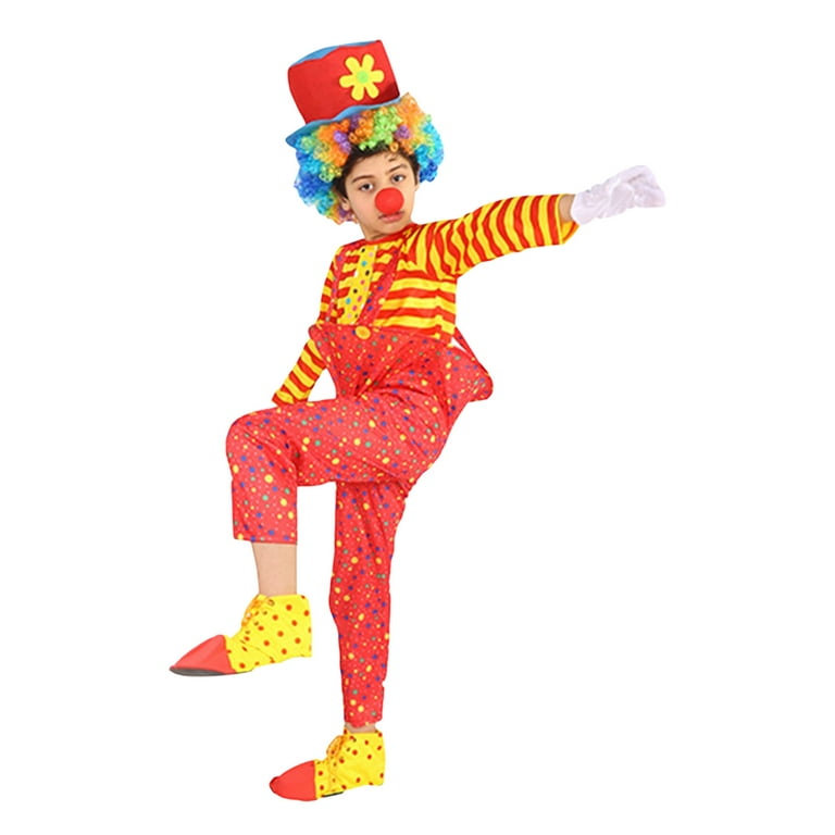 Joker Clown Costumi Suit Cosplay Anime Costumi di Halloween per bambini  Adult Vest Men Masquerade Carnival Mask Clothes Party Prop