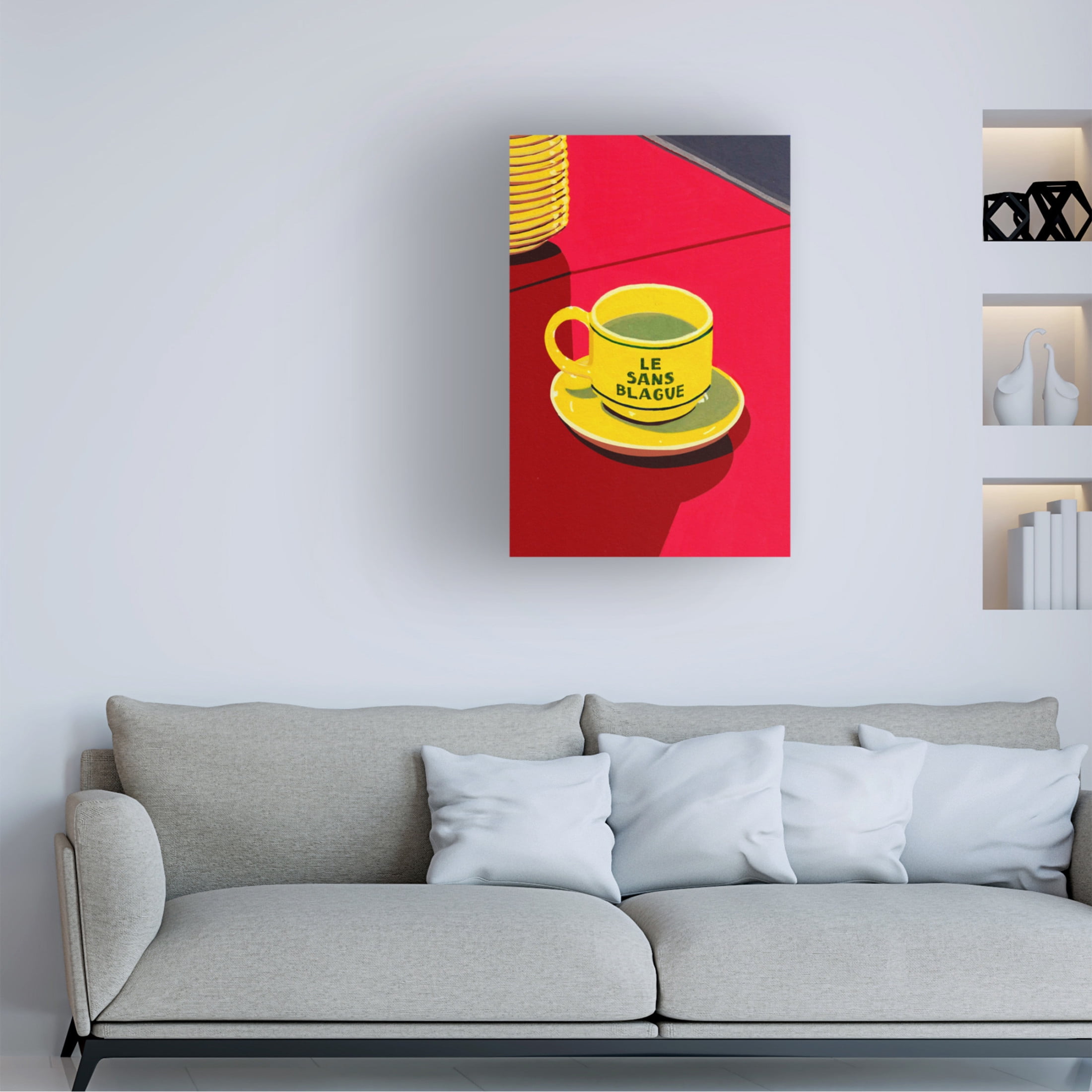 Trademark Fine Art Studio Mandariini Le Sans Blague Canvas Wall Art