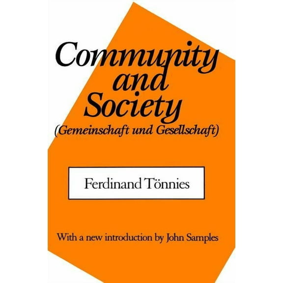 Community and Society, (Hardcover)