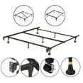 Twin/Twin XL/Full/Full XL/Queen Metal Bed Frame, Black