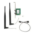 thumbnail image 2 of WiFi Card, Universal 2.4G 5G  Adapter Card with Dual Antenna for Desktop Computer, 2 of 8