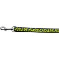 thumbnail image 1 of Blue And Yellow Leopard Nylon Dog Leash 3/8 Inch Wide 4Ft Long, 1 of 1