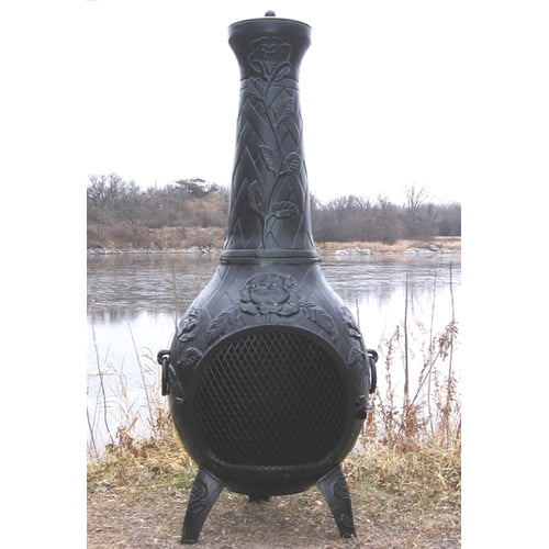 The Blue Rooster Aluminum Wood Burning Chiminea by The Blue Rooster