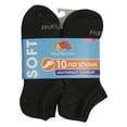 thumbnail image 2 of Fruit of the Loom Women's Soft Flat Knit No Show Socks 10 Pack, 2 of 3