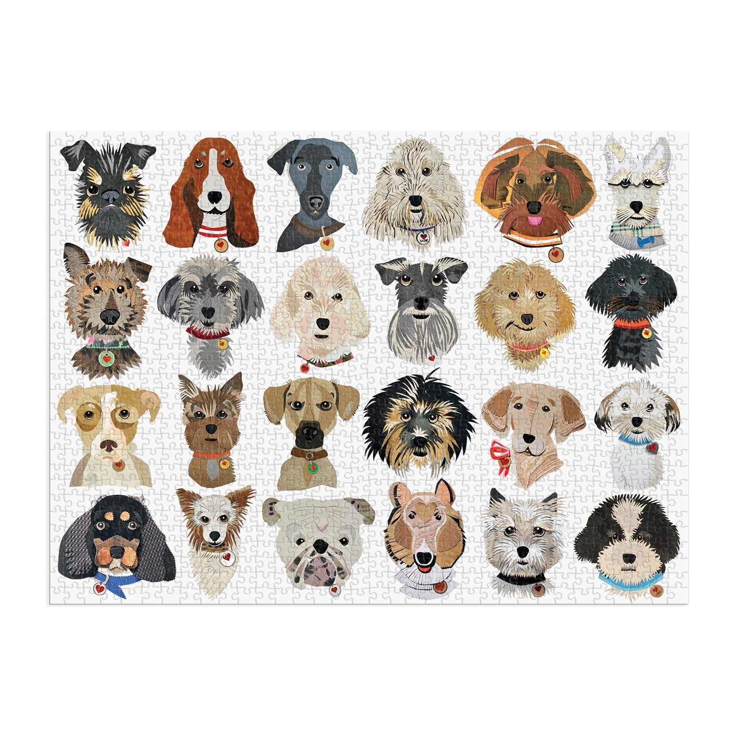 Paper Dogs 1000 PC Puzzle (Other)