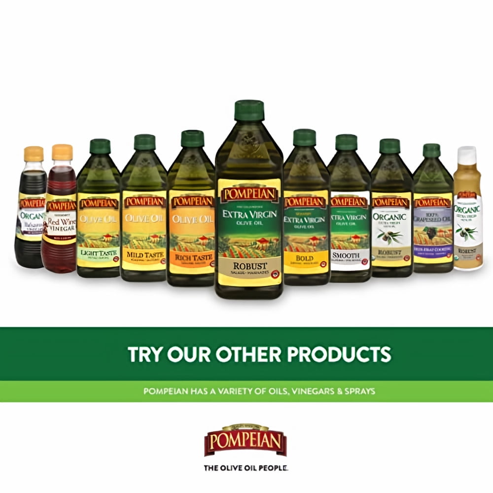 Pompeian Robust Extra Virgin Olive Oil 68 fl oz (Pack of 12)