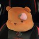 thumbnail image 1 of Lindo reposacabezas de coche de dibujos animados, accesorio de peluche para coche, protección para el cuello, almohada para la cintura, linda funda para cinturón de seguridad, almohada para coche, 1 of 6