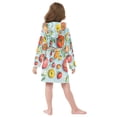 thumbnail image 7 of FORMRS Niños Bathrobe Unisex Hooded Robe Soft Plush Pajamas Sleepwear, Size 7-9T, Yellow Tomatoes, 7 of 7