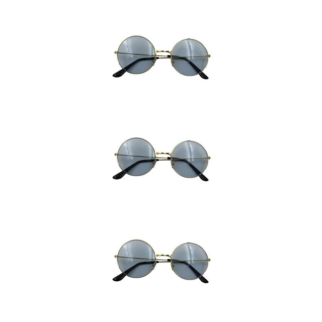 Gafas de sol Seitruly Fiesta de baile multifuncional Marco de metal Dorado azul